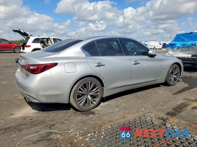 Trzecie zdjęcie samochodu z tyłu: 2019 INFINITI Q50 3.0T SIGNATURE EDITION VIN:JN1EV7AR4KM591719 - miniatura