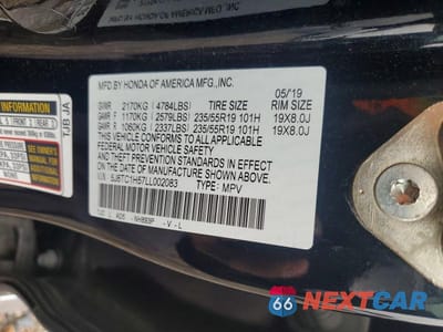Zdjęcie 13 z 13 samochodu: 2020 ACURA RDX TECHNOLOGY VIN:5J8TC1H57LL002083 - miniatura