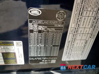 Zdjęcie 13 z 13 samochodu: 2023 LAND ROVER RANGE ROVER SE VIN:SALKPBE79PA054089 - miniatura