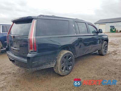Trzecie zdjęcie samochodu z tyłu: 2019 CADILLAC ESCALADE ESV LUXURY VIN:1GYS4HKJ4KR158688 - miniatura