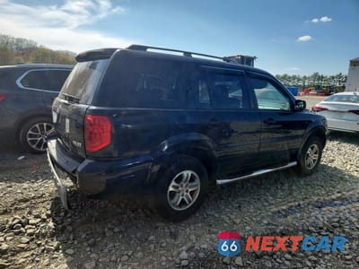 Trzecie zdjęcie samochodu z tyłu: 2004 HONDA PILOT EXL VIN:2HKYF187X4H605001 - miniatura