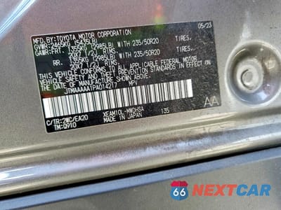 Zdjęcie 13 z 13 samochodu: 2023 TOYOTA BZ4X LIMITED VIN:JTMAAAAA1PA014217 - miniatura