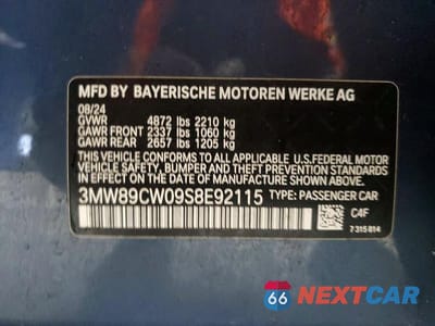 Zdjęcie 13 z 13 samochodu: 2025 BMW 330XI VIN:3MW89CW09S8E92115 - miniatura