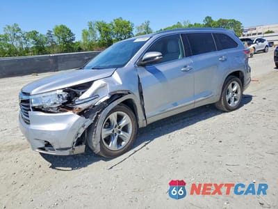2015 TOYOTA HIGHLANDER LIMITED PLATINUM 5TDDKRFH6FS151332 - główne zdjęcie licytacji z USA - miniatura