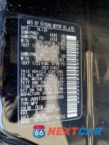 Zdjęcie 13 z 13 samochodu: 2024 NISSAN ROGUE SV VIN:JN8BT3BB8RW445066 - miniatura