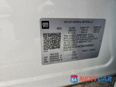 Zdjęcie 13 z 13 samochodu: 2021 BUICK ENCLAVE PREMIUM VIN:5GAERCKW3MJ246900 - miniatura