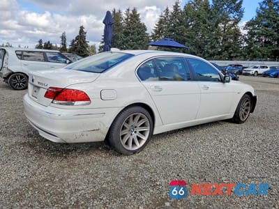 Trzecie zdjęcie samochodu z tyłu: 2006 BMW 750 LI VIN:WBAHN83586DT31482 - miniatura