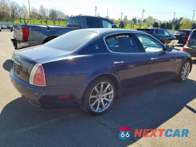 Trzecie zdjęcie samochodu z tyłu: 2007 MASERATI QUATTROPORTE M139 VIN:ZAMFE39A570029704 - miniatura