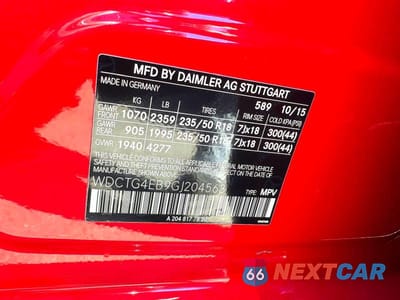 Zdjęcie 12 z 12 samochodu: 2016 MERCEDES-BENZ GLA 250 VIN:WDCTG4EB9GJ204563 - miniatura