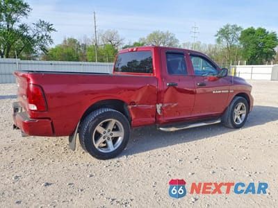 Trzecie zdjęcie samochodu z tyłu: 2012 DODGE RAM 1500 ST VIN:1C6RD7FT5CS341061 - miniatura