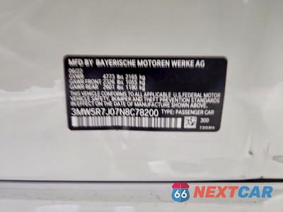Zdjęcie 13 z 13 samochodu: 2022 BMW 330XI VIN:3MW5R7J07N8C78200 - miniatura