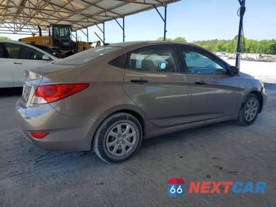 Trzecie zdjęcie samochodu z tyłu: 2012 HYUNDAI ACCENT GLS VIN:KMHCT4AE6CU065661 - miniatura
