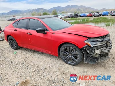 Czwarte zdjęcie samochodu z boku: 2021 ACURA TLX TECH A VIN:19UUB6F55MA008047 - miniatura