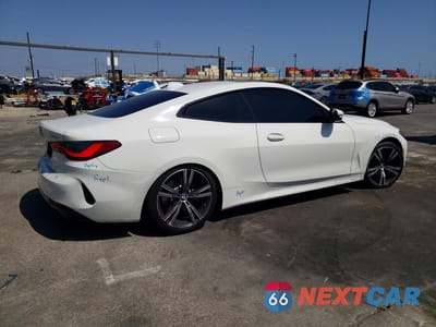 Trzecie zdjęcie samochodu z tyłu: 2021 BMW 430I VIN:WBA53AP03MCF36647 - miniatura