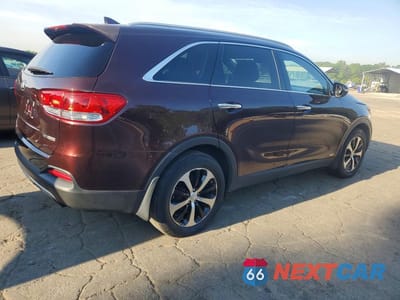 Trzecie zdjęcie samochodu z tyłu: 2016 KIA SORENTO EX VIN:5XYPHDA10GG012658 - miniatura