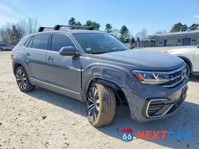 Czwarte zdjęcie samochodu z boku: 2022 VOLKSWAGEN ATLAS CROSS SPORT SEL PREMIUM R-LINE VIN:1V2FE2CA2NC200037 - miniatura