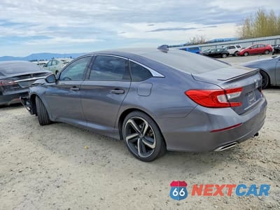 Drugie zdjęcie samochodu z przodu: 2019 HONDA ACCORD SPORT VIN:1HGCV1F34KA001270 - miniatura
