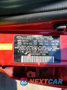 Zdjęcie 12 z 12 samochodu: 2015 HYUNDAI ACCENT GLS VIN:KMHCT4AE2FU902992 - miniatura