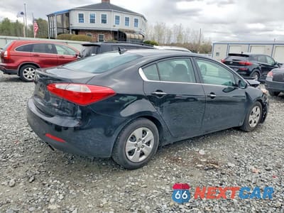 Trzecie zdjęcie samochodu z tyłu: 2016 KIA FORTE EX VIN:KNAFZ4A84G5551408 - miniatura