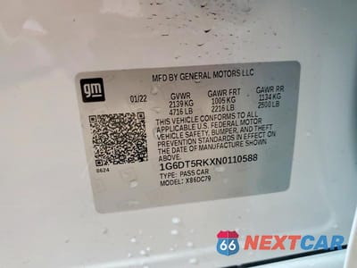 Zdjęcie 12 z 12 samochodu: 2022 CADILLAC CT5 PREMIUM LUXURY VIN:1G6DT5RKXN0110588 - miniatura