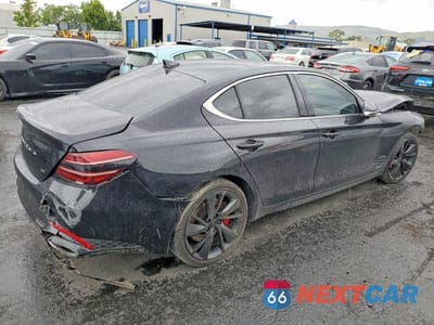 Trzecie zdjęcie samochodu z tyłu: 2022 GENESIS G70 3.3T STANDARD VIN:KMTG54TE9NU097828 - miniatura