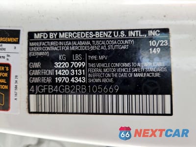 Zdjęcie 13 z 13 samochodu: 2024 MERCEDES-BENZ GLE 450E 4MATIC VIN:4JGFB4GB2RB105669 - miniatura