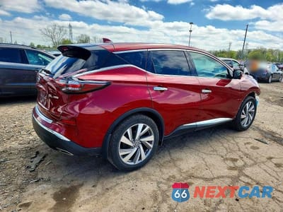 Trzecie zdjęcie samochodu z tyłu: 2021 NISSAN MURANO SL VIN:5N1AZ2CS3MC115663 - miniatura