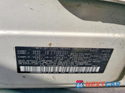 Zdjęcie 12 z 12 samochodu: 2015 SUBARU OUTBACK 2.5I PREMIUM VIN:4S4BSACC9F3246790 - miniatura