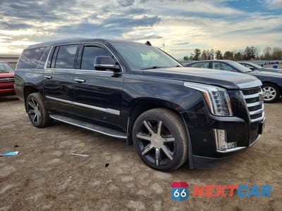 Czwarte zdjęcie samochodu z boku: 2019 CADILLAC ESCALADE ESV PREMIUM LUXURY 4WD VIN:1GYS4JKJ2KR286323 - miniatura