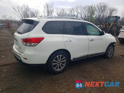 Trzecie zdjęcie samochodu z tyłu: 2014 NISSAN PATHFINDER SL VIN:5N1AR2MM4EC716467 - miniatura