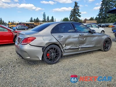 Trzecie zdjęcie samochodu z tyłu: 2021 MERCEDES-BENZ C 300 VIN:W1KWF8DB7MR607586 - miniatura