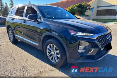 2019 HYUNDAI SANTA FE SE 2.4L 5NMS23AD8KH082116 - główne zdjęcie licytacji z USA - miniatura