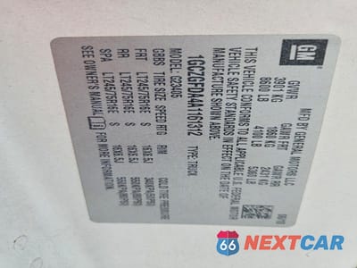 Zdjęcie 14 z 14 samochodu: 2010 CHEVROLET EXPRESS 2500 CARGO DELIVERY VAN VIN:1GCZGFDA4A1161312 - miniatura