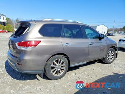 Trzecie zdjęcie samochodu z tyłu: 2013 NISSAN PATHFINDER S VIN:5N1AR2MM7DC669143 - miniatura