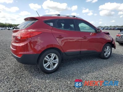 Trzecie zdjęcie samochodu z tyłu: 2012 HYUNDAI TUCSON GLS VIN:KM8JU3AC3CU355157 - miniatura