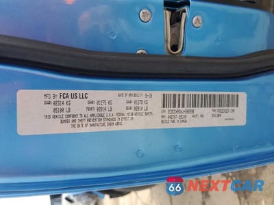 Zdjęcie 12 z 12 samochodu: 2018 DODGE CHARGER SXT VIN:2C3CDXBGXJH306936 - miniatura