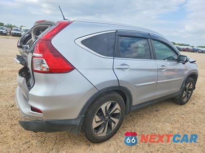 Trzecie zdjęcie samochodu z tyłu: 2016 HONDA CR-V TOURING VIN:5J6RM3H93GL013800 - miniatura