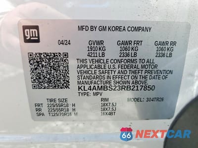 Zdjęcie 13 z 13 samochodu: 2024 BUICK ENCORE GX PREFERRED VIN:KL4AMBS23RB217850 - miniatura