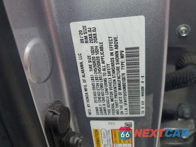 Zdjęcie 13 z 13 samochodu: 2021 HONDA PILOT SE VIN:5FNYF5H24MB010879 - miniatura