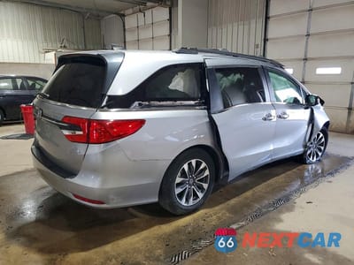 Trzecie zdjęcie samochodu z tyłu: 2022 HONDA ODYSSEY EXL VIN:5FNRL6H71NB059960 - miniatura