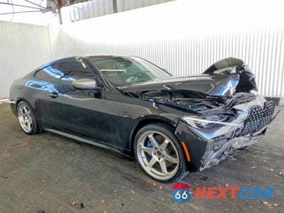 Czwarte zdjęcie samochodu z boku: 2021 BMW M440XI VIN:WBA13AR01MCG23359 - miniatura