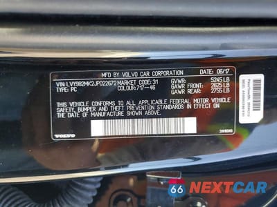 Zdjęcie 12 z 12 samochodu: 2018 VOLVO S90 T5 MOMENTUM VIN:LVY982MK2JP022672 - miniatura