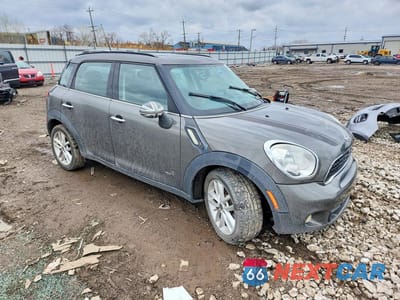 Czwarte zdjęcie samochodu z boku: 2012 MINI COOPER S COUNTRYMAN VIN:WMWZC5C50CWL58040 - miniatura