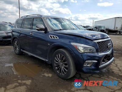 Czwarte zdjęcie samochodu z boku: 2017 INFINITI QX80 LIMITED VIN:JN8AZ2NE9H9160917 - miniatura