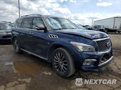Czwarte zdjęcie samochodu z boku: 2017 INFINITI QX80 LIMITED VIN:JN8AZ2NE9H9160917 - miniatura