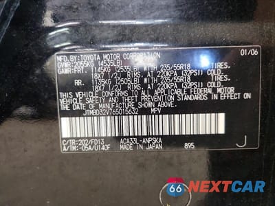 Zdjęcie 13 z 13 samochodu: 2006 TOYOTA RAV4 SPORT VIN:JTMBD32V765015632 - miniatura