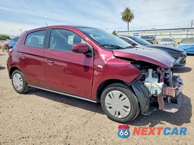 Czwarte zdjęcie samochodu z boku: 2024 MITSUBISHI MIRAGE ES VIN:ML32AUHJ0RH019109 - miniatura