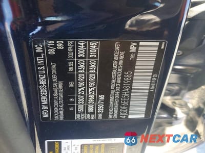 Zdjęcie 13 z 13 samochodu: 2017 MERCEDES-BENZ GLS 450 4MATIC VIN:4JGDF6EE5HA819885 - miniatura