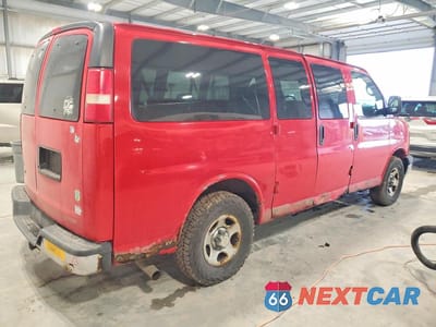Trzecie zdjęcie samochodu z tyłu: 2008 CHEV EXPRESS G1500 VIN:1GNFG154281117163 - miniatura