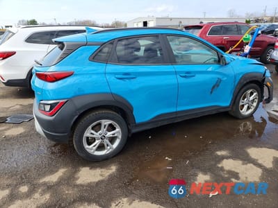 Trzecie zdjęcie samochodu z tyłu: 2023 HYUNDAI KONA SEL VIN:KM8K6CAB6PU995648 - miniatura